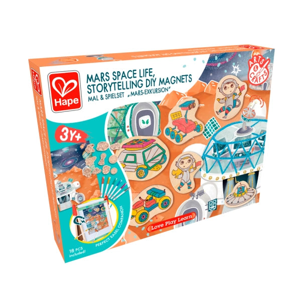 Juego de Imanes para Colorear - Vida en Marte.