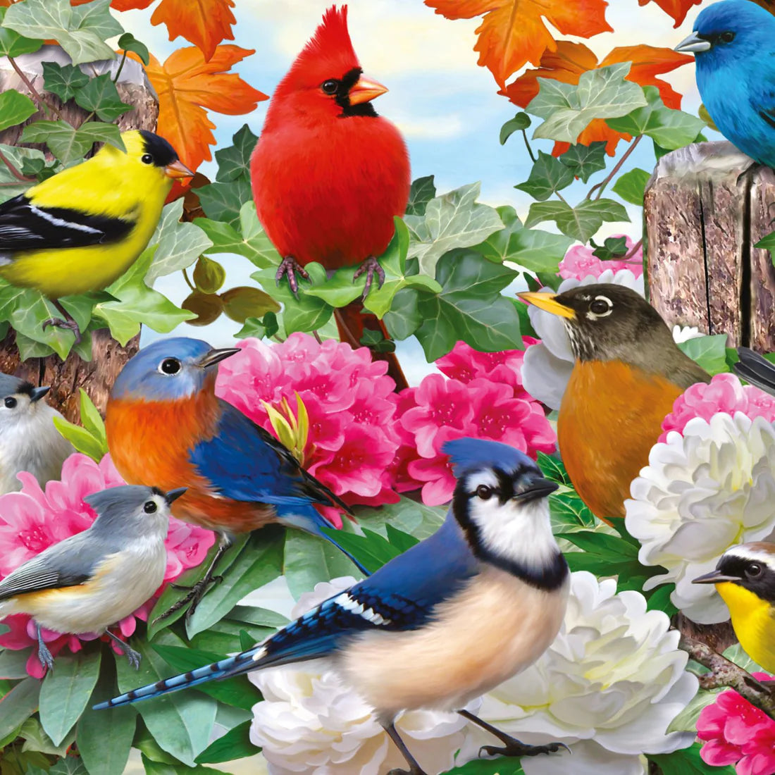 Puzzle Pájaros en el Jardín- 500 piezas