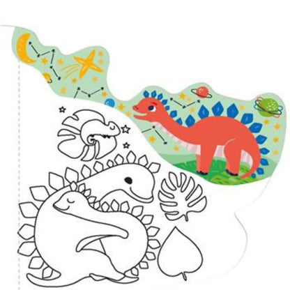 Libro de Pintura Mágica - Dinosaurios