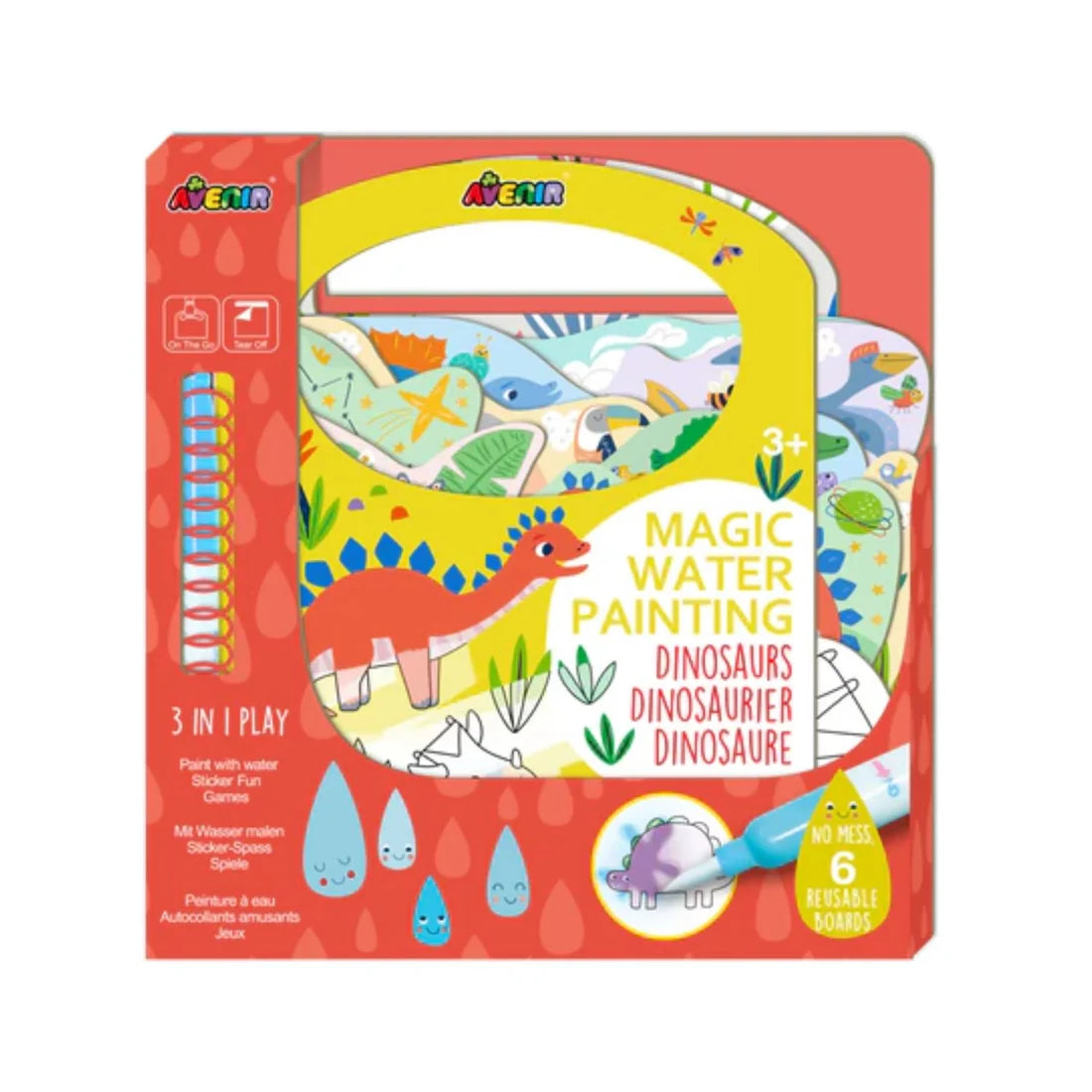Libro de Pintura Mágica - Dinosaurios