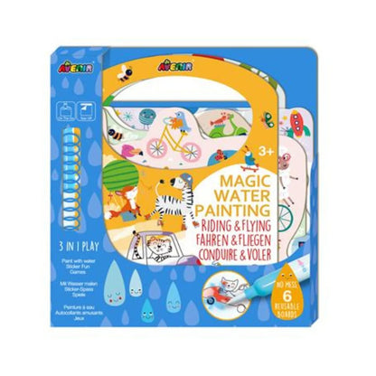 Libro de Pintura Mágica - Vehículos y Viajes