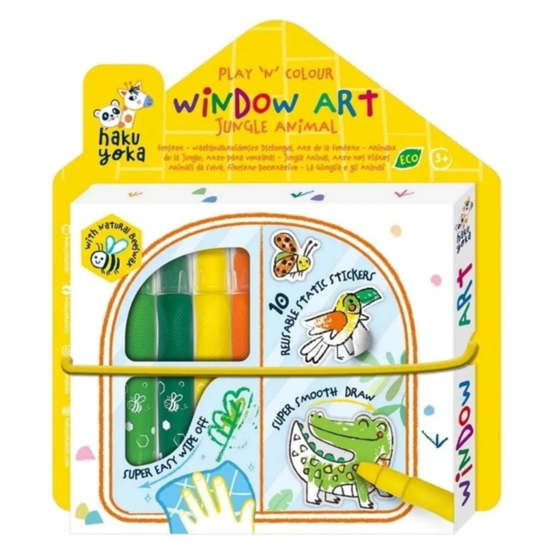 Kit para Colorear en la Ventana - Jungla