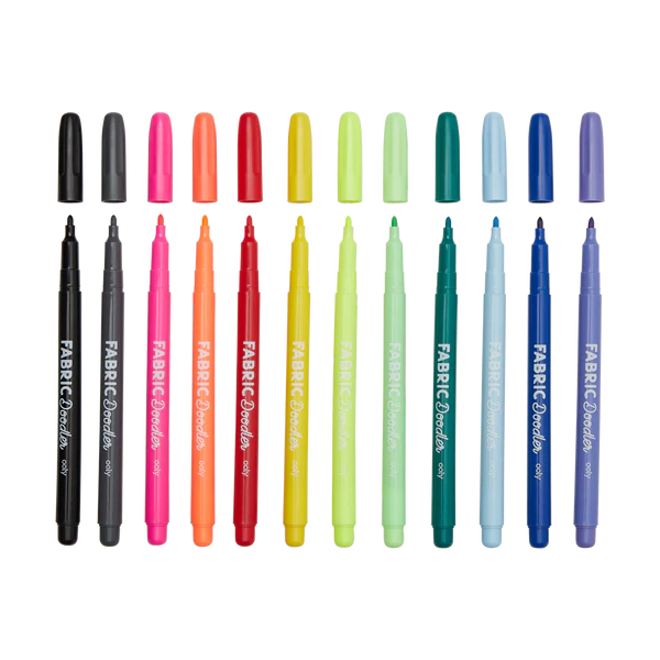 Set 12  Marcadores de tela Doodlers