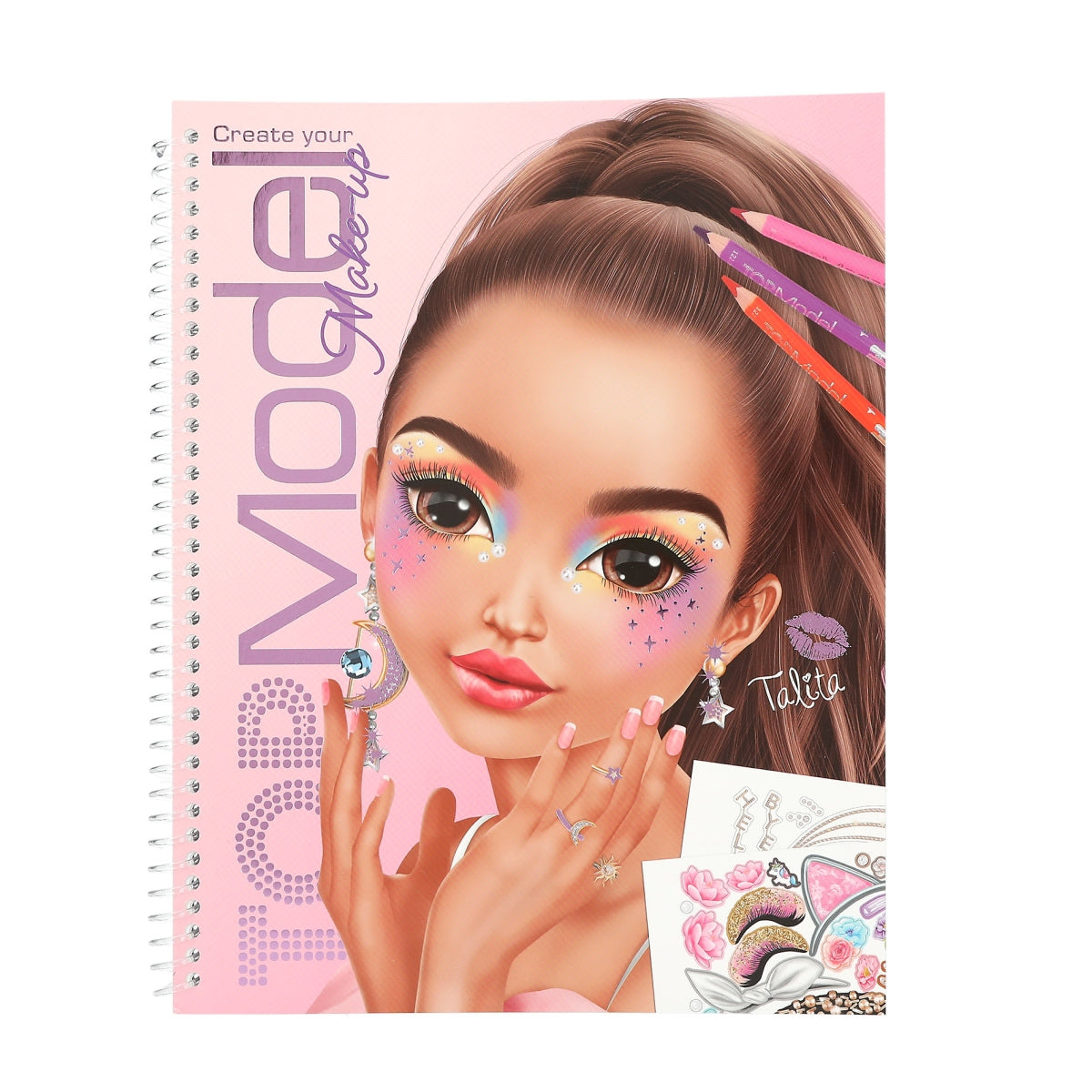 TOP MODEL Make-up Colouring Book