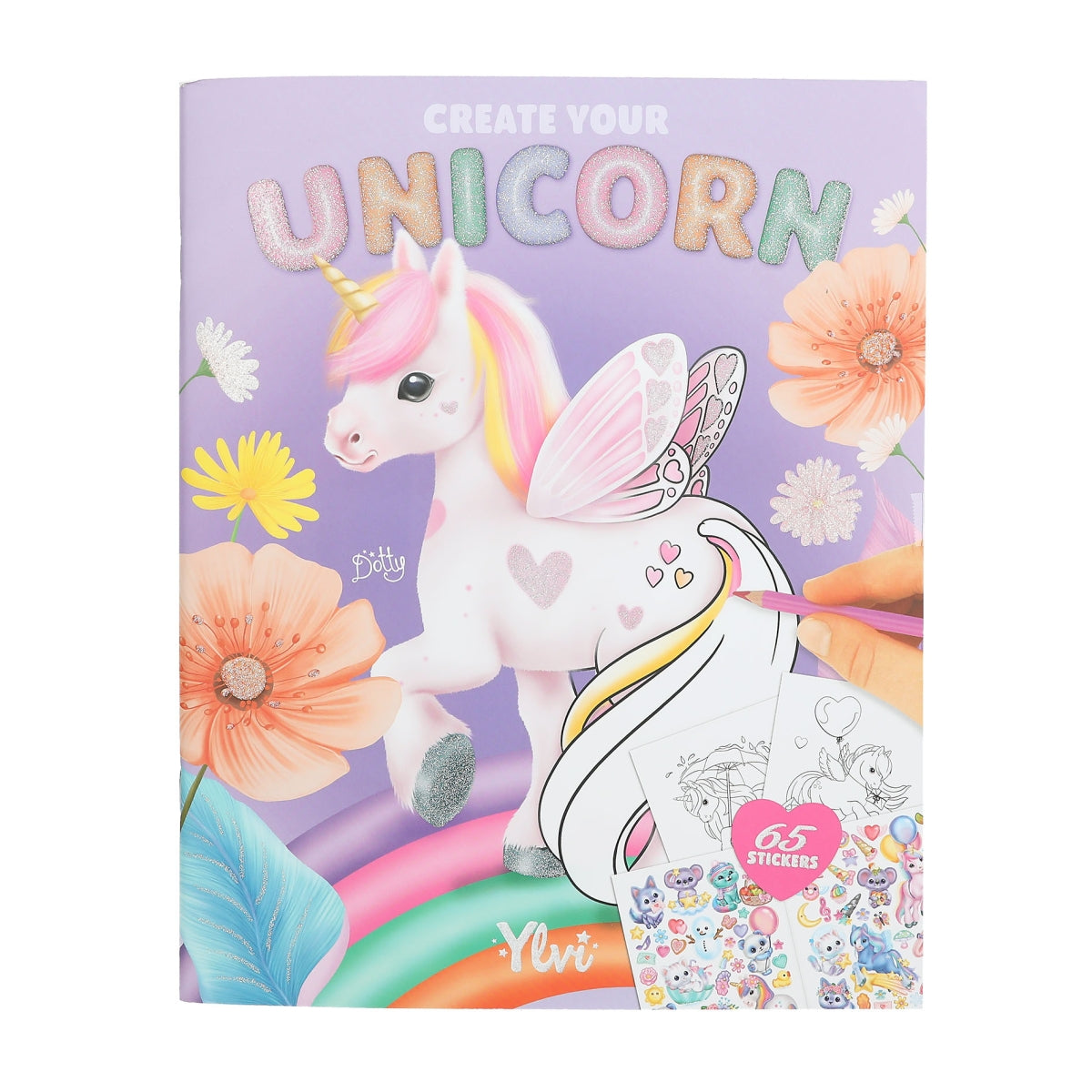 Ylvi Create your Unicorn - Libro 13 preciosos diseños para colorear