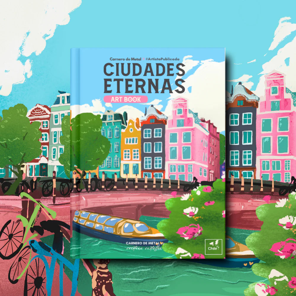 Libro para colorear Ciudades Eternas