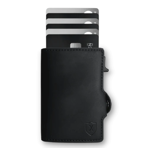 Billetera De Luxe Black & Pink Xclusive