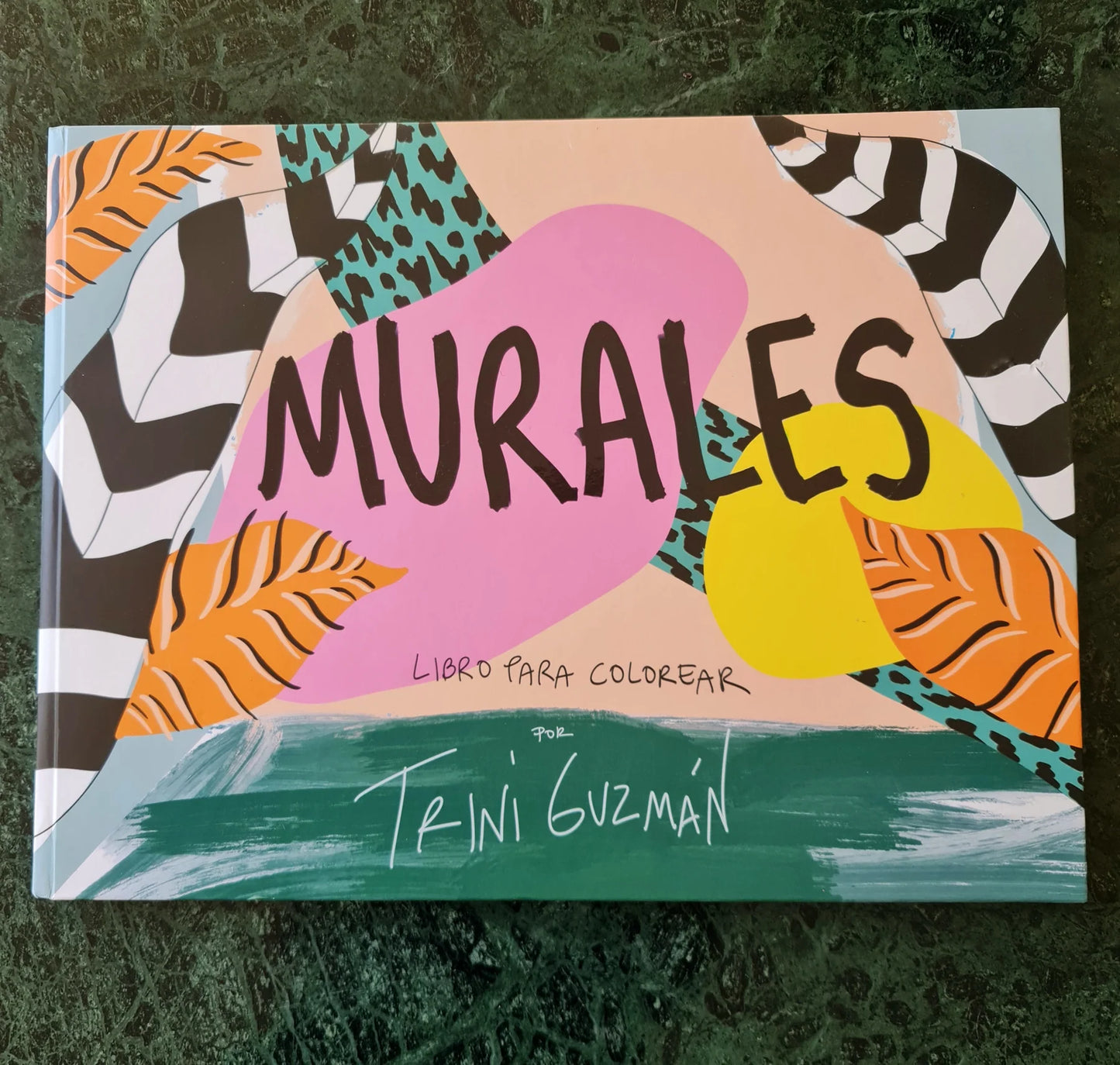 Libro para colorear: Murales - Trini Guzmán