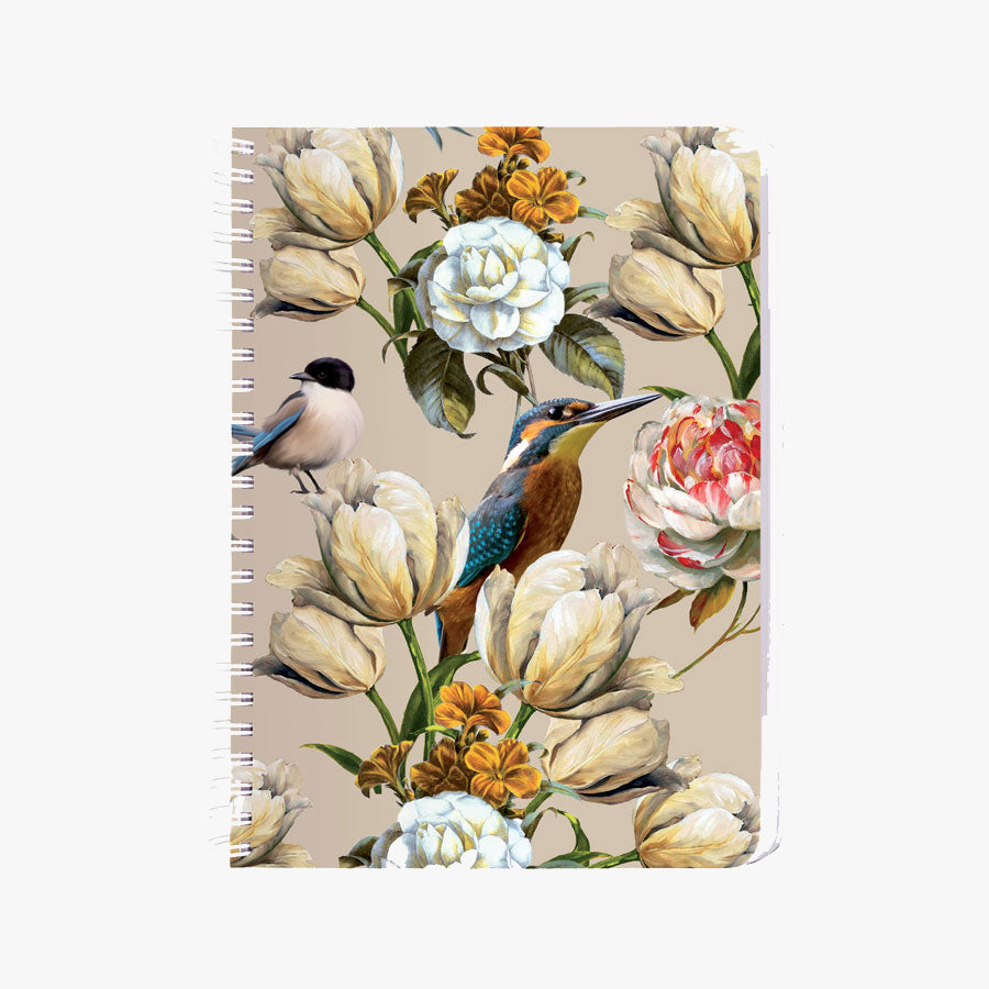 Cuaderno mediano cuadriculado  Pájaro de Hielo