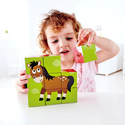 Puzzle con bloques La Granja