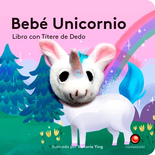 libro con titere de dedo - Bebé Unicornio
