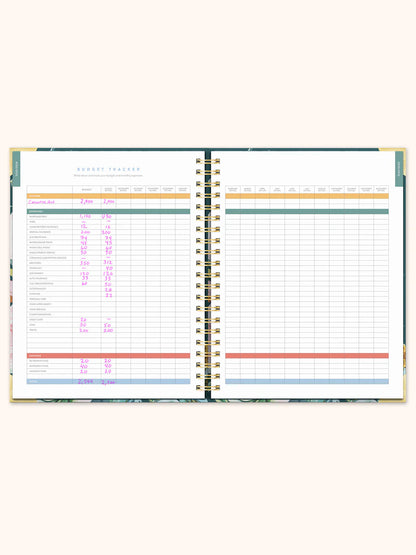 Agenda espiral extragrande Bella Flora 2026