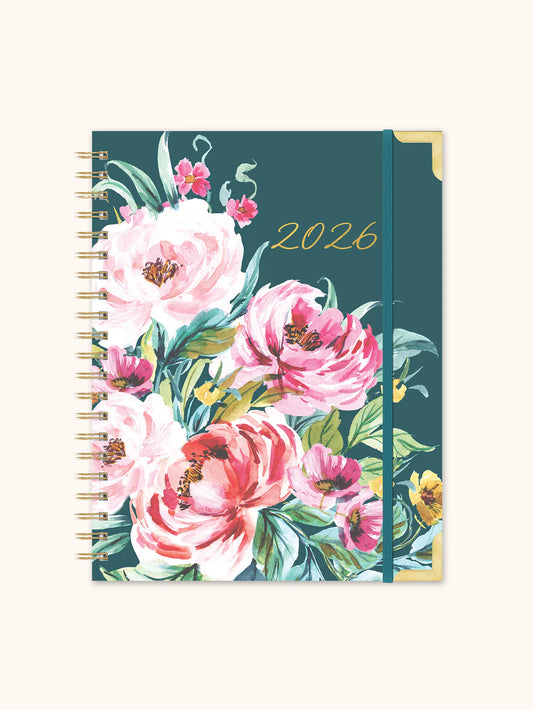 Agenda espiral extragrande Bella Flora 2026