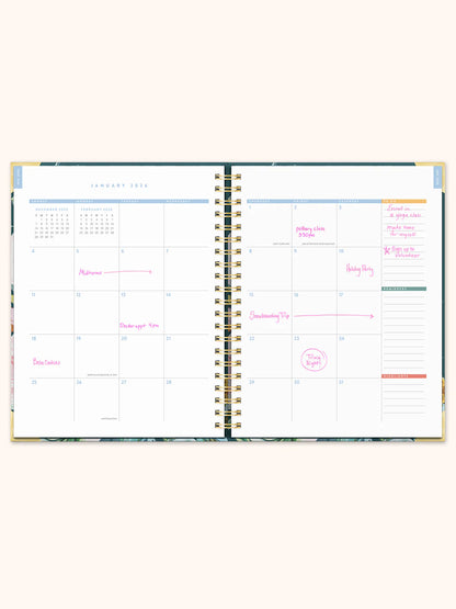 Agenda espiral extragrande Bella Flora 2026