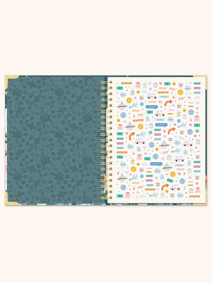 Agenda espiral extragrande Bella Flora 2026