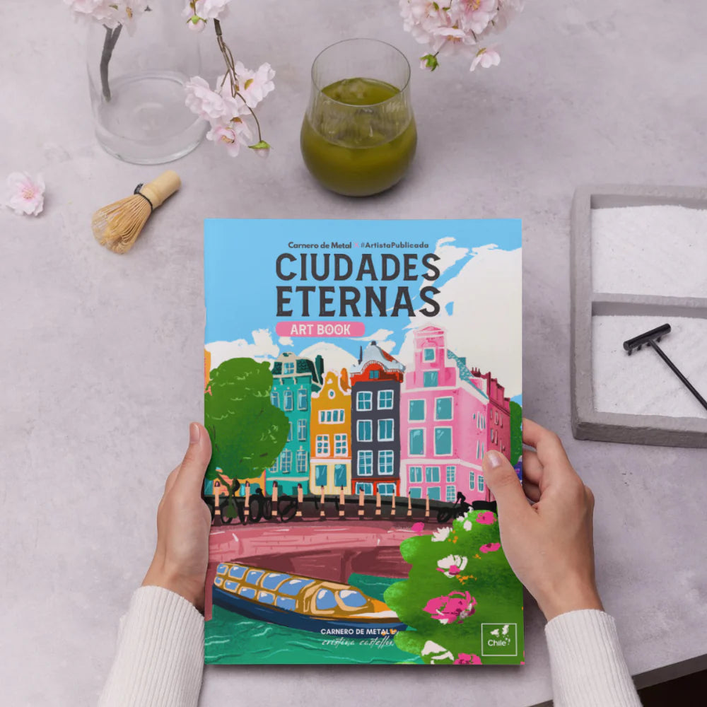 Libro para colorear Ciudades Eternas