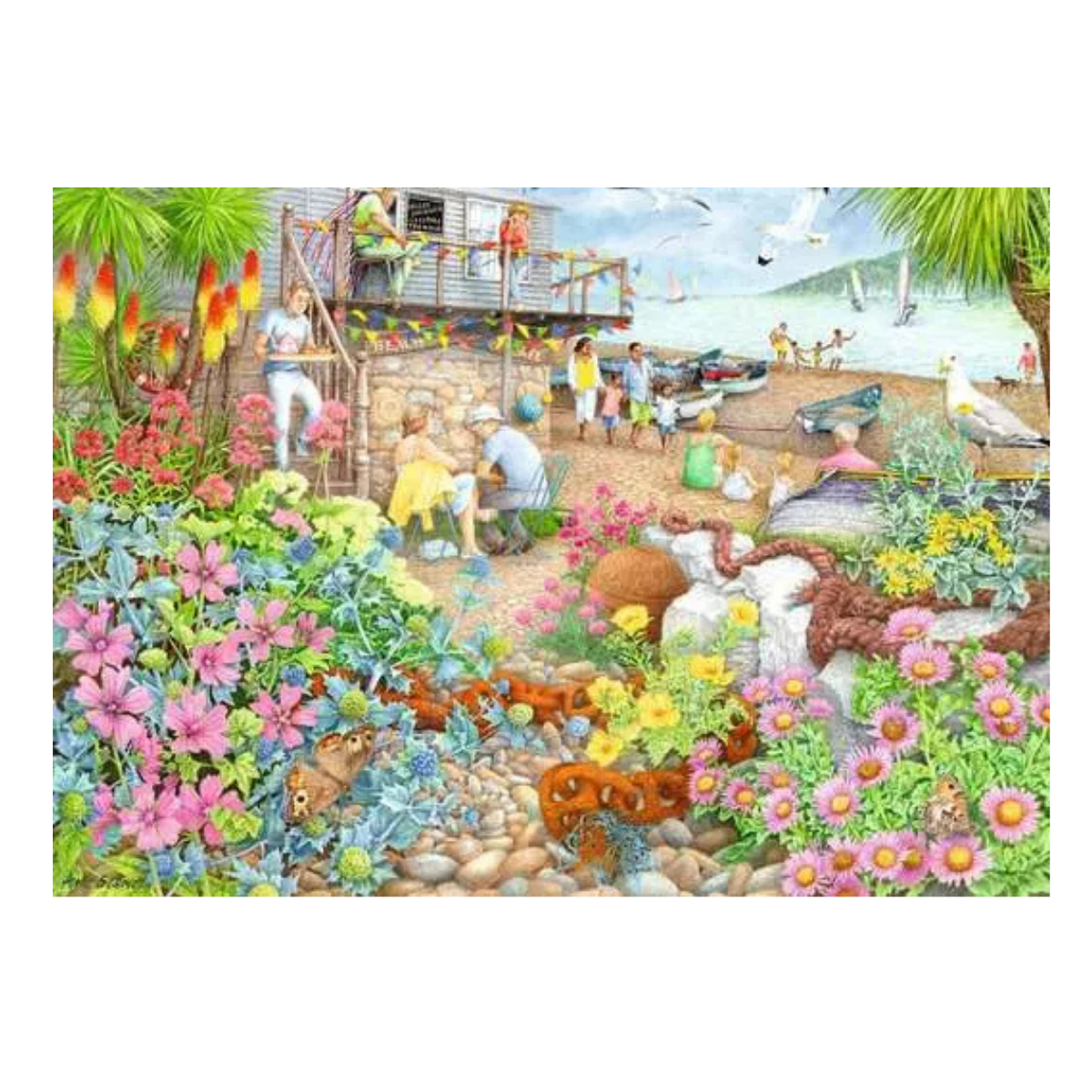 Puzzle Beach Garden Cafe 1000 pzs