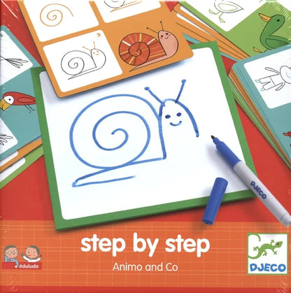 Juego Paso a Paso Animales Eduludo