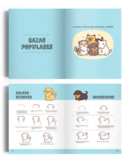 Aprende a dibujar - PERRITOS KAWAII