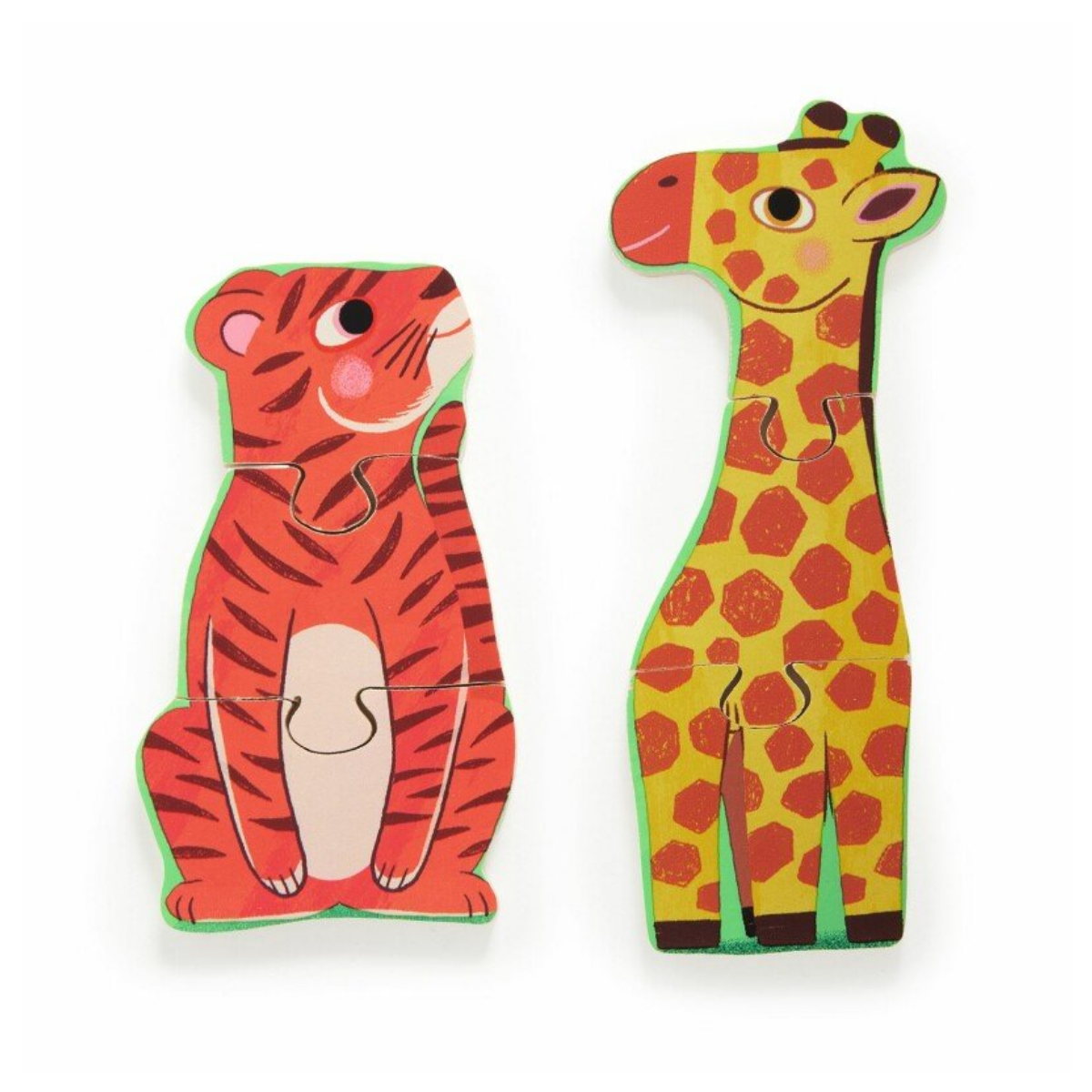 Puzzles de madera Coucou Tigre