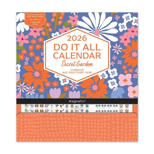 Calendario 2026 Secret Garden