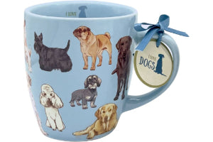 Mug porcelana I love dogs