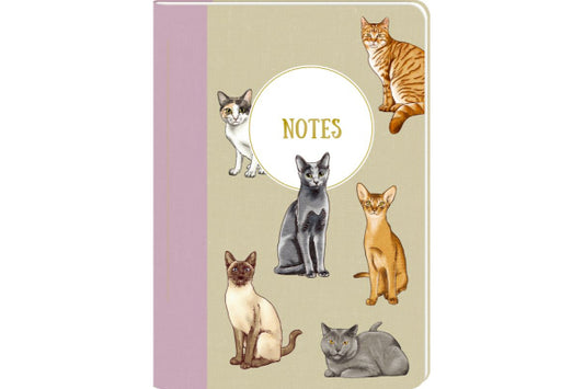 Libreta de notas tapa blanda Cats