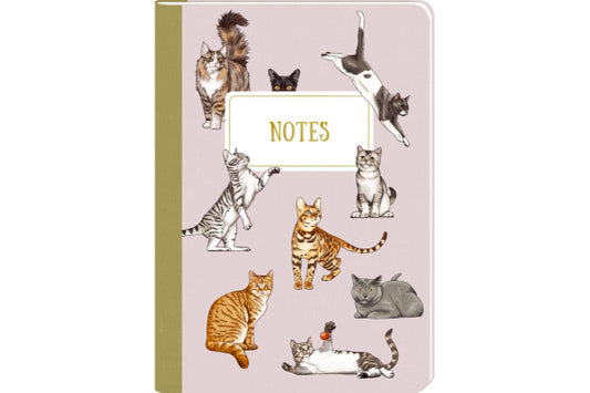Libreta de notas tapa blanda Cats