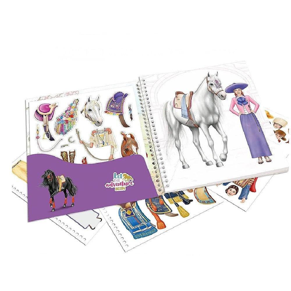 Miss Melody Libro Stickers  Dress Me Up: Around the World