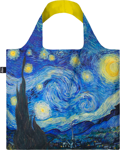 Bolsas Colección  Museo -  Van Gogh. Starry Night Neon Yellow