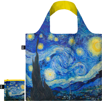 Bolsas Colección  Museo -  Van Gogh. Starry Night Neon Yellow