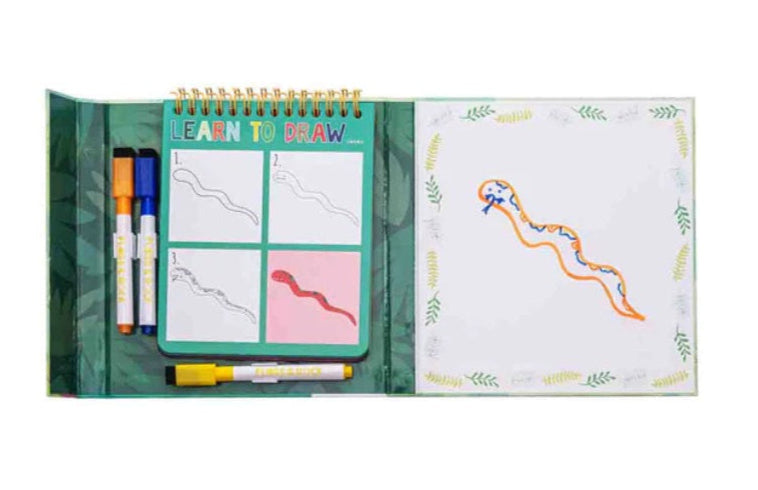Libro aprende a dibujar - Selva