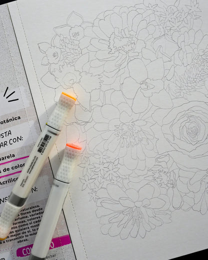 Libro para colorear - Fiore
