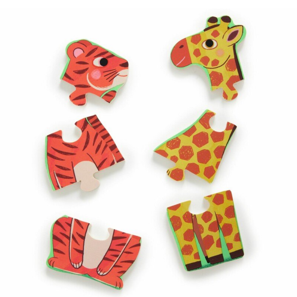 Puzzles de madera Coucou Tigre