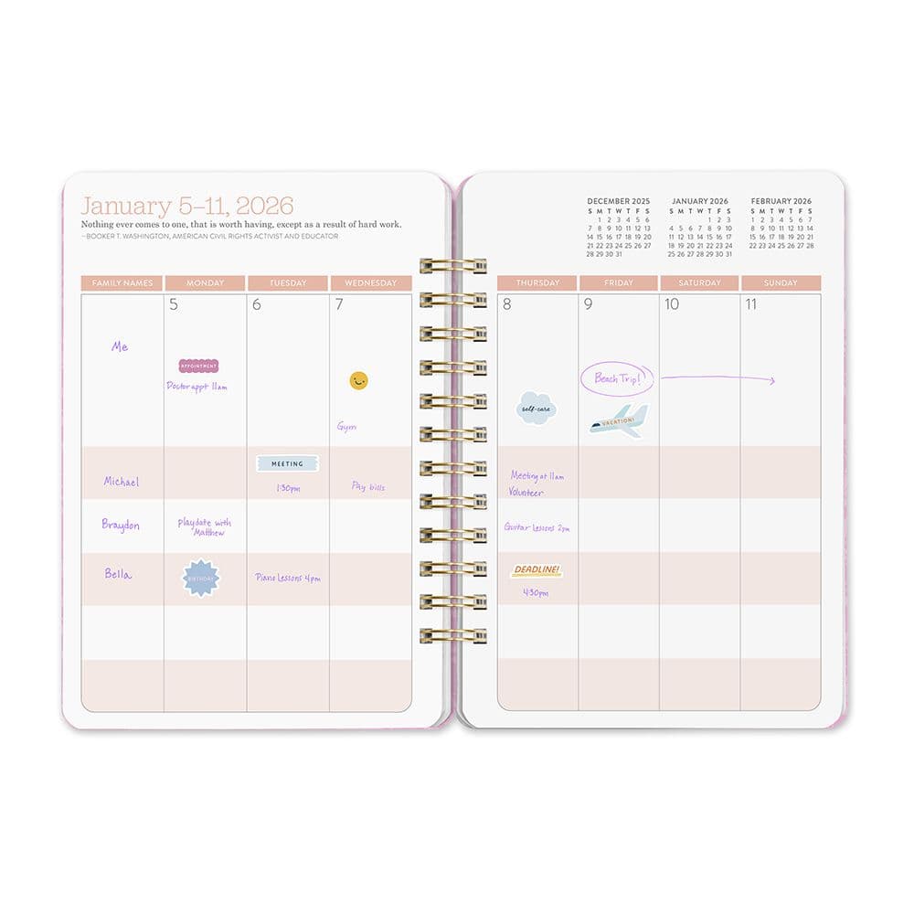 Agenda 2026 Bella Flora 17 Meses