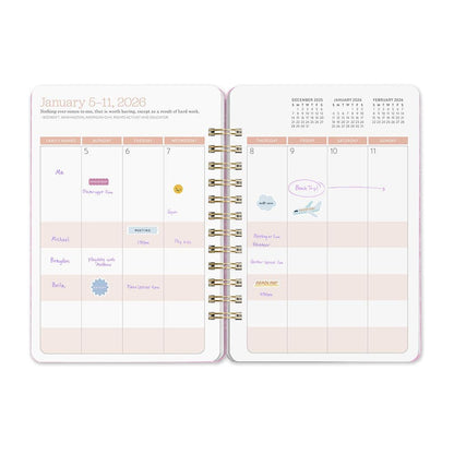 Agenda 2026 Bella Flora 17 Meses