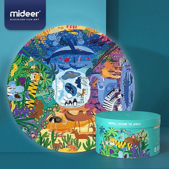 Puzzle Animales alrededor del mundo 150 pcs