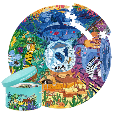 Puzzle Animales alrededor del mundo 150 pcs