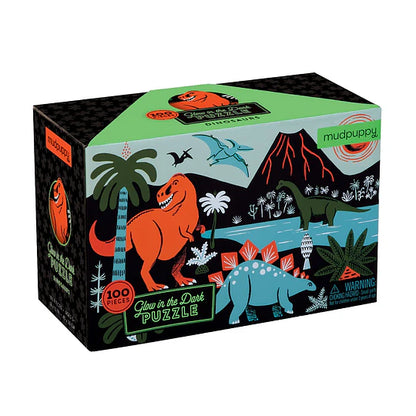 Puzzle Dinosaurio Brilla en la oscuridad 100 piezas