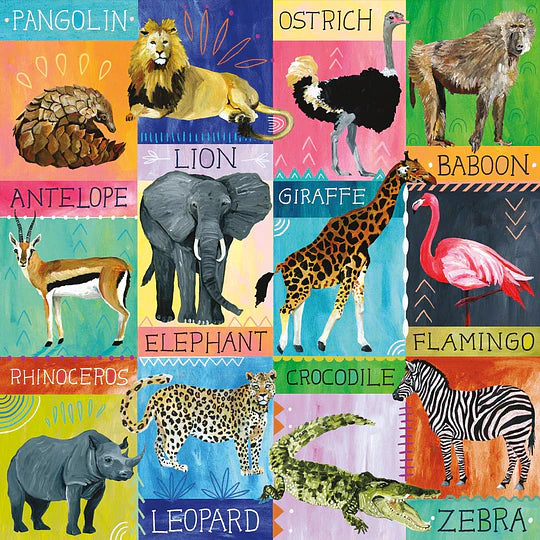 Puzzle Safari Pintado 500 piezas