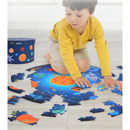 Puzzle Redondo vagando en el espacio 150 piezas