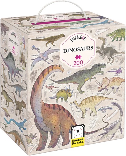 Puzzle PuzzLove Dinosaurios 200 piezas.