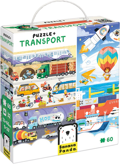 Puzzle Transportes 60 piezas