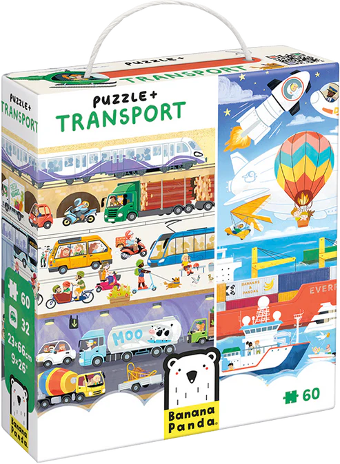 Puzzle Transportes 60 piezas