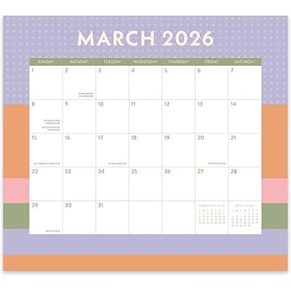 Calendario 2026 Magnético Color Block