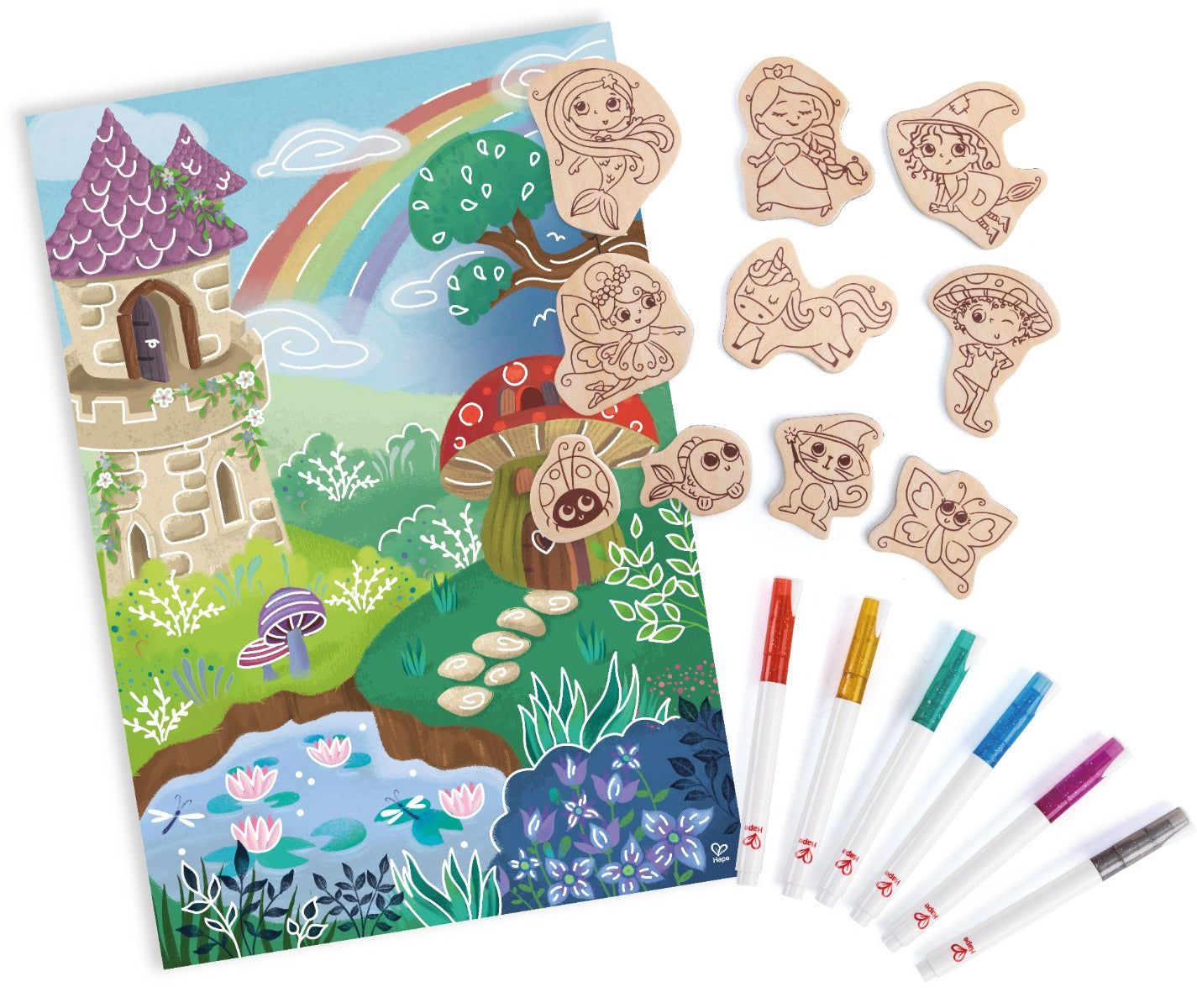 DIY Imanes para colorear - Amigos Mágicos.