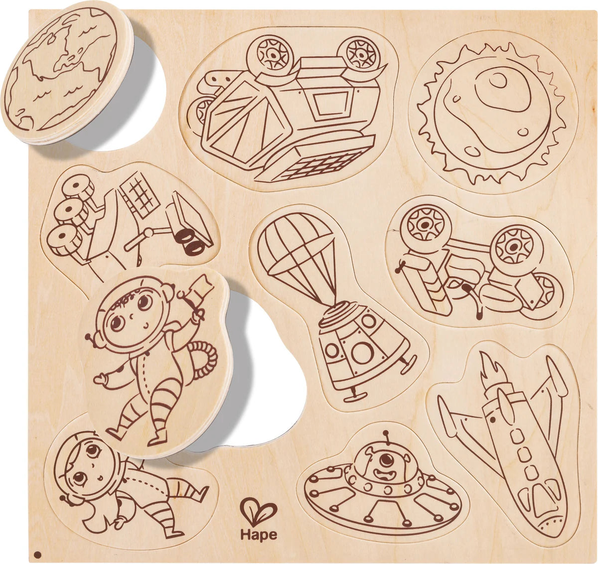 Juego de Imanes para Colorear - Vida en Marte.