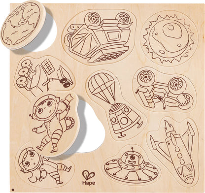 Juego de Imanes para Colorear - Vida en Marte.
