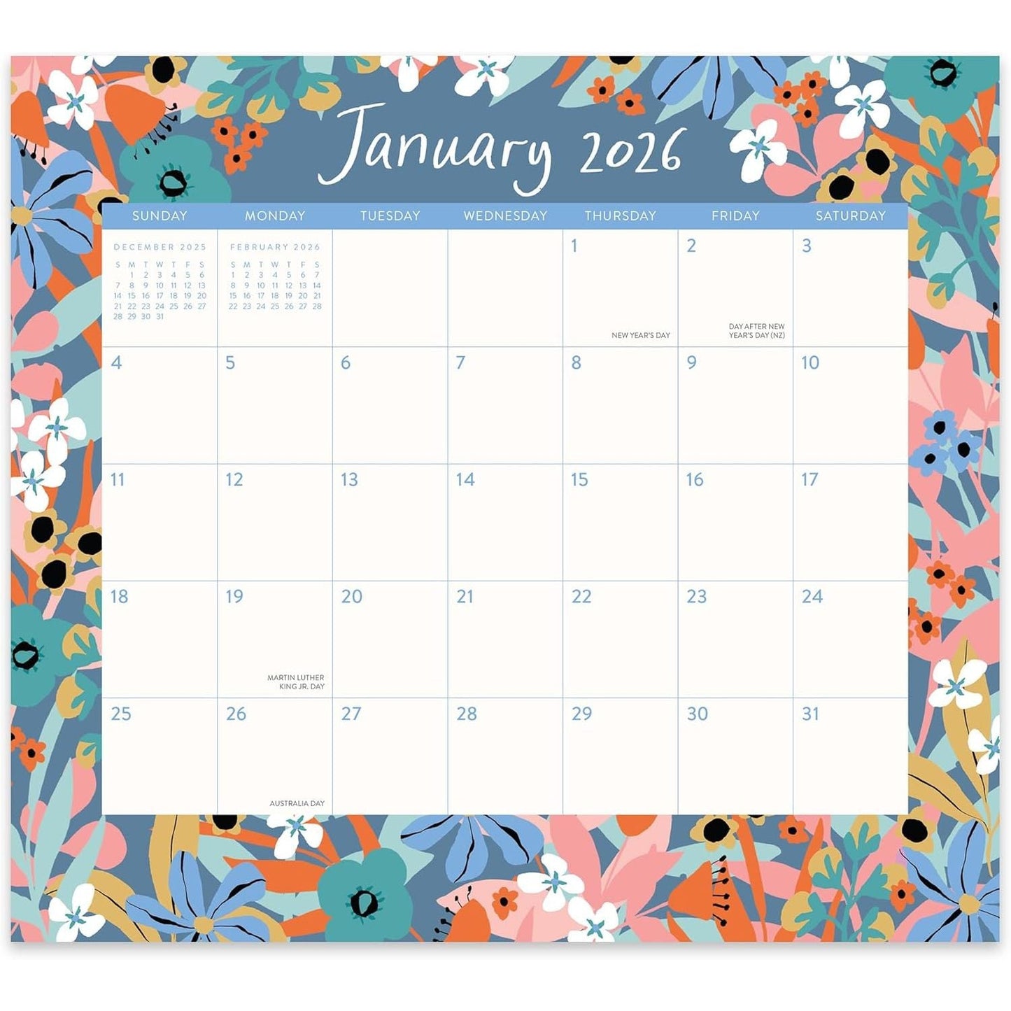 Calendario 2026 Magnético Secret Garden