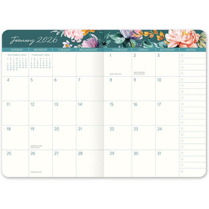 Agenda 2026 Bella Flora 17 Meses - Mensual